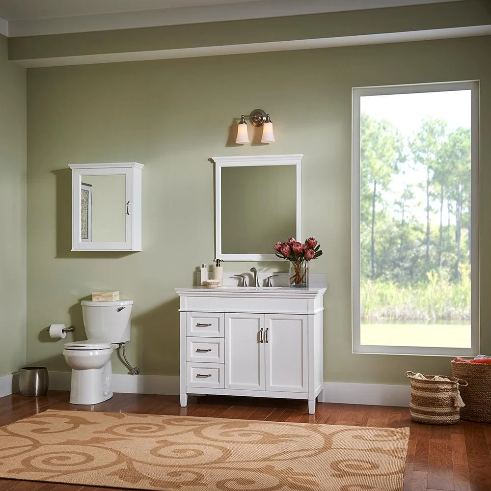 Home Decorators Collection Ashburn 36 in. W x 21.75 in. D Vanity Cabinet in White 13 Home Decorators Collection Ashburn 36 in. W x 21.75 in. D Vanity Cabinet in White - Image 11