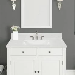 Home Decorators Collection 49 in. W x 22 in. D x 0.75 in. H Quartz Vanity Top in Carrara White with White Basin 17 Home Decorators Collection 49 in. W x 22 in. D x 0.75 in. H Quartz Vanity Top in Carrara White with White Basin -Home Decorators Soldes home decorators collection bathroom vanity tops th0386 1f 1000