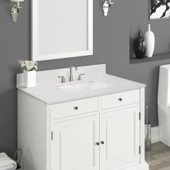 Home Decorators Collection 49 in. W x 22 in. D x 0.75 in. H Quartz Vanity Top in Carrara White with White Basin 18 Home Decorators Collection 49 in. W x 22 in. D x 0.75 in. H Quartz Vanity Top in Carrara White with White Basin -Home Decorators Soldes home decorators collection bathroom vanity tops th0386 44 1000