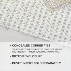 Home Decorators Collection Delilah 3-Piece Medallion King Duvet Cover Set -Home Decorators Soldes home decorators collection bedding sets 190396 k a0 1000