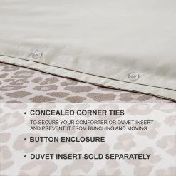 Home Decorators Collection Chloe 3-Piece Leopard Jacquard Full/Queen Duvet Cover Set -Home Decorators Soldes home decorators collection bedding sets 2018pdp2744fq a0 1000