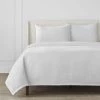 Home Decorators Collection 3-Piece White Textured Cotton King Coverlet Set