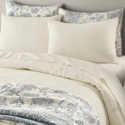 Home Decorators Collection Quinn 3-Piece Ivory Cream Woven Textured Cotton King Comforter Set -Home Decorators Soldes home decorators collection bedding sets dn 19046 a0 1000