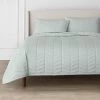 Home Decorators Collection Spring Hill 3-Piece Sea Breeze Green Diamond Cotton Full/Queen Quilt Set -Home Decorators Soldes home decorators collection bedding sets f5000257bk180tc 64 1000