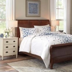 Home Decorators Collection Salina 3-Piece White and Blue Embroidered Floral Cotton Full/Queen Comforter Set -Home Decorators Soldes home decorators collection bedding sets f5000272180tc a0 1000