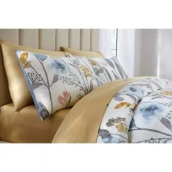 Home Decorators Collection Purcell 3-Piece Washed Denim Botanical King Duvet Cover Set -Home Decorators Soldes home decorators collection bedding sets fa94367 k c3 1000
