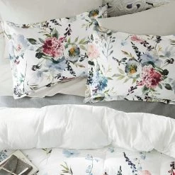 Home Decorators Collection Flora 3-Piece Multi-Color Watercolor Floral Cotton King Comforter Set -Home Decorators Soldes home decorators collection bedding sets fa97777 king 1d 1000