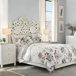Home Decorators Collection Flora 3-Piece Multi-Color Watercolor Floral Cotton King Comforter Set -Home Decorators Soldes home decorators collection bedding sets fa97777 king 66 1000