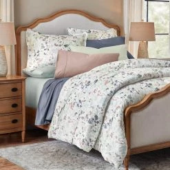 Home Decorators Collection Waterdale Reversible 3-Piece Multi-Color Printed Floral Cotton Sateen King Comforter Set -Home Decorators Soldes home decorators collection bedding sets kg flw 300 prnt 40 1000