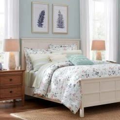 Home Decorators Collection Waterdale Reversible 3-Piece Multi-Color Printed Floral Cotton Sateen King Comforter Set -Home Decorators Soldes home decorators collection bedding sets kg flw 300 prnt 44 1000