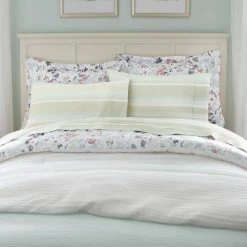 Home Decorators Collection Waterdale Reversible 3-Piece Multi-Color Printed Floral Cotton Sateen King Comforter Set -Home Decorators Soldes home decorators collection bedding sets kg flw 300 prnt 77 1000