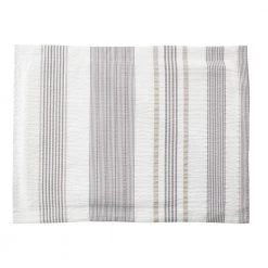 Home Decorators Collection Arden 3-Piece White and Gray Textured Stripe Full/Queen Comforter Set -Home Decorators Soldes home decorators collection bedding sets nhtel 19035 1d 1000