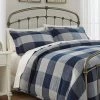 Home Decorators Collection Ashdale 3-Piece Blue Plaid Full/Queen Duvet Cover Set -Home Decorators Soldes home decorators collection bedding sets phf19 795 64 1000
