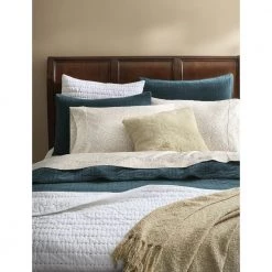 Home Decorators Collection 3-Piece Charleston Green Lush Velvet Cotton Full/Queen Quilt Set -Home Decorators Soldes home decorators collection bedding sets phs 384 21 66 1000