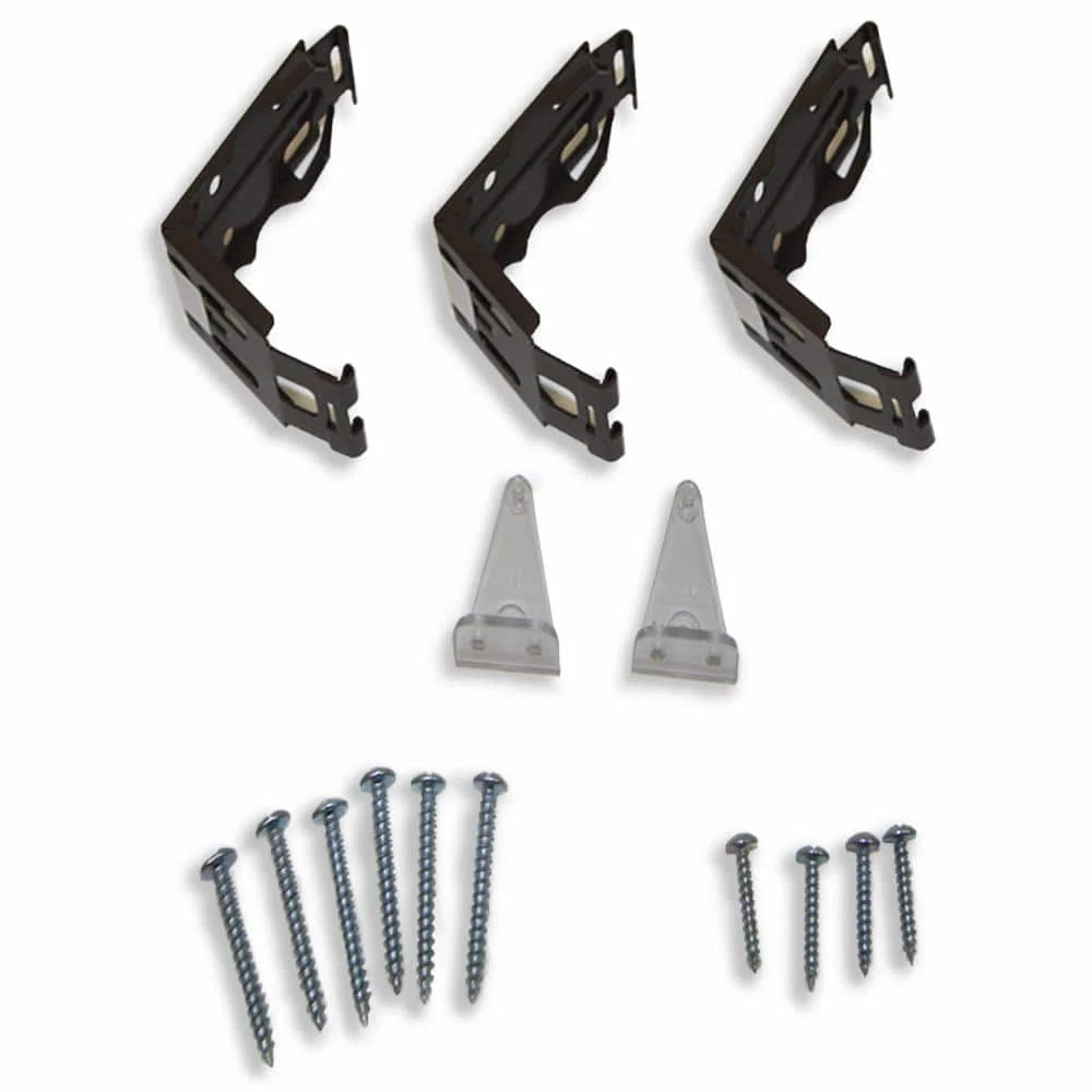 Home Decorators Collection 2.5 in. Cordless Premium Faux Wood Blind Replacement Bracket Set in Espresso 3 Home Decorators Collection 2.5 in. Cordless Premium Faux Wood Blind Replacement Bracket Set in Espresso