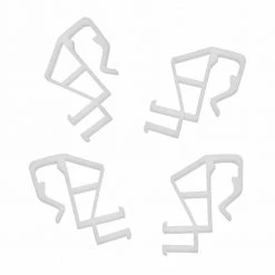 Home Decorators Collection 2 in. and 2.5 in. Cordless Faux Wood Blind Hidden Valance Clips (4-pieces)