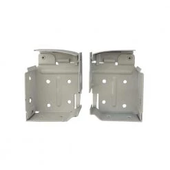 Home Decorators Collection 2 in. and 2.5 in. Cordless Faux Wood Side Mounting Bracket Set in White -Home Decorators Soldes home decorators collection blinds parts 10793478577484 4f 1000