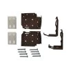Home Decorators Collection 2.5 in. Cordless Faux Wood Side Mounting Brackets Set in Espresso -Home Decorators Soldes home decorators collection blinds parts 10793478577507 64 1000