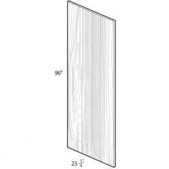 Home Decorators Collection Tremont Assembled 23.25 x 96 x .25 in. Tall Cabinet Skin in Pearl Gray -Home Decorators Soldes home decorators collection cabinet mounts installation accessories tsk96 pg c3 1000