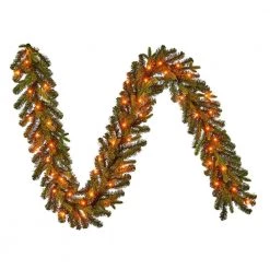 Home Decorators Collection 9 ft Prelit Twinkly Swiss Mountain Garland -Home Decorators Soldes home decorators collection christmas garland 22pg70053 66 1000