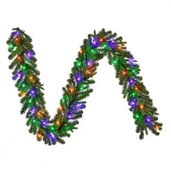 Home Decorators Collection 9 ft Prelit Twinkly Swiss Mountain Garland -Home Decorators Soldes home decorators collection christmas garland 22pg70053 fa 1000