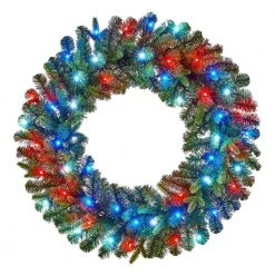 Home Decorators Collection 30 in Prelit Twinkly Swiss Mountain Wreath -Home Decorators Soldes home decorators collection christmas wreaths 22pg80058 44 1000