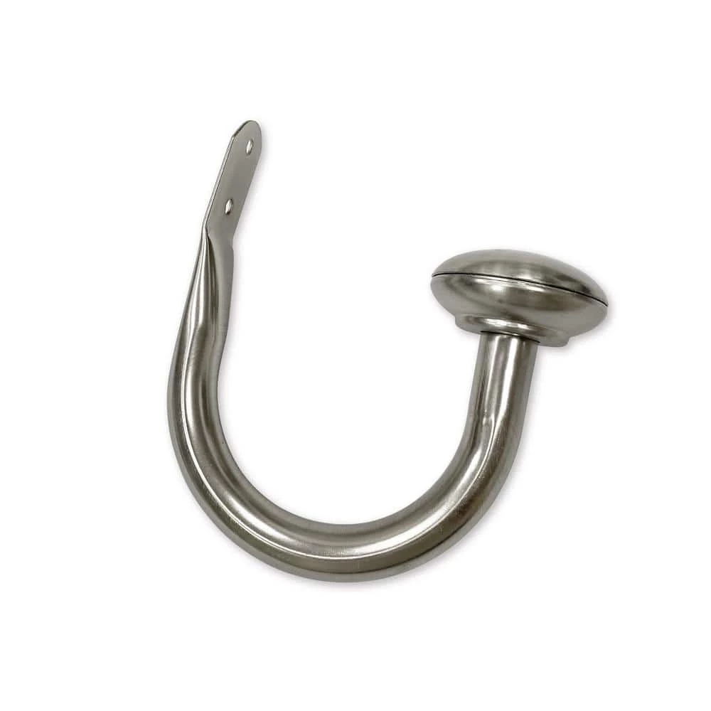 Home Decorators Collection Curtain Holdback Set in Brushed Nickel (2-Pack) 6 Home Decorators Collection Curtain Holdback Set in Brushed Nickel (2-Pack) - Image 4