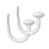 Home Decorators Collection 3/4 in. Holdbacks in White (2-Pack)