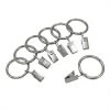 Home Decorators Collection 1-1/4 in. Clip Curtain Rings in Brushed Nickel (7-Pack) -Home Decorators Soldes home decorators collection curtain rings clips dhu bn888002 64 1000
