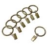 Home Decorators Collection 1-1/4 in. Clip Rings in Champagne (7-Pack) -Home Decorators Soldes home decorators collection curtain rings clips u888002cp 64 1000