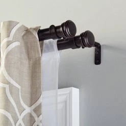 Home Decorators Collection Mix and Match 1 in. Double Curtain Rod Bracket in Oil Rubbed Bronze (3-Pack) -Home Decorators Soldes home decorators collection curtain rod brackets u orbbojm05 e1 1000