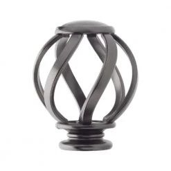 Home Decorators Collection Mix and Match Swirl Cage 1 in. Curtain Rod Finial in Gunmetal (2-Pack) 12 Home Decorators Collection Mix and Match Swirl Cage 1 in. Curtain Rod Finial in Gunmetal (2-Pack) -Home Decorators Soldes home decorators collection curtain rod finials 1904s03gm 1d 1000