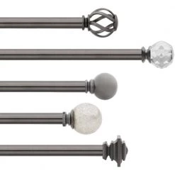 Home Decorators Collection Mix and Match Swirl Cage 1 in. Curtain Rod Finial in Gunmetal (2-Pack) 13 Home Decorators Collection Mix and Match Swirl Cage 1 in. Curtain Rod Finial in Gunmetal (2-Pack) -Home Decorators Soldes home decorators collection curtain rod finials 1904s03gm c3 1000