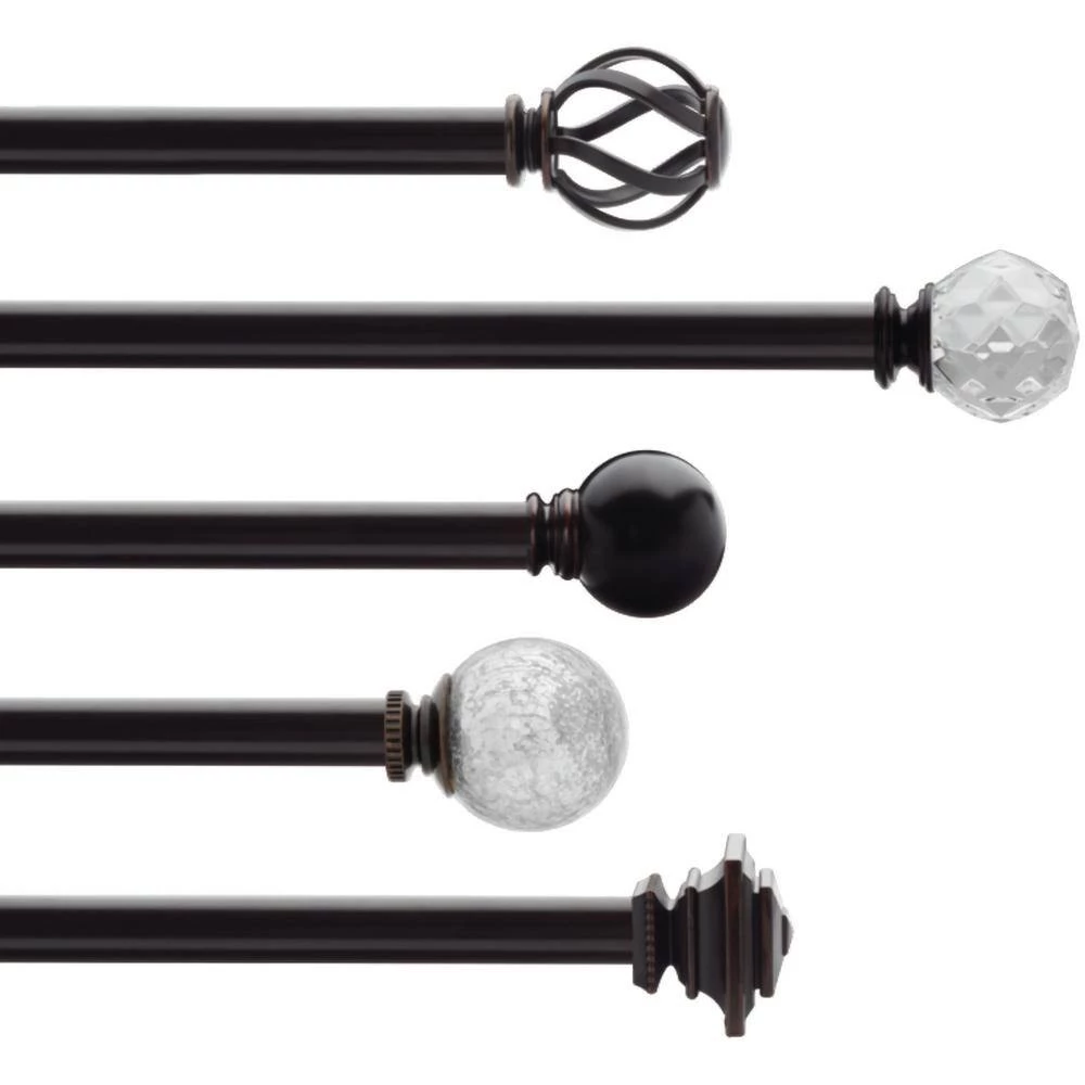 Home Decorators Collection Mix and Match Swirl Cage 1 in. Curtain Rod Finial in Oil-Rubbed Bronze (2-Pack) 8 Home Decorators Collection Mix and Match Swirl Cage 1 in. Curtain Rod Finial in Oil-Rubbed Bronze (2-Pack) - Image 6