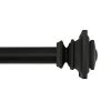 Home Decorators Collection Mix and Match Square 1 in. Curtain Rod Finial in Matte Black (2-Pack) -Home Decorators Soldes home decorators collection curtain rod finials ambf1512k153 64 1000