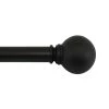 Home Decorators Collection Mix and Match Ball 1 in. Curtain Rod Finial in Matte Black (2-Pack) -Home Decorators Soldes home decorators collection curtain rod finials ambfpbm02 64 1000