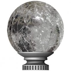 Home Decorators Collection Mix and Match Mercury Glass Sphere 1 in. Curtain Rod Finial in Brushed Nickel (2-Pack) -Home Decorators Soldes home decorators collection curtain rod finials f1601k01bn 1d 1000