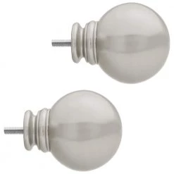 Home Decorators Collection Mix and Match Ball 1 in. Curtain Rod Finial in Brushed Nickel (2-Pack) 18 Home Decorators Collection Mix and Match Ball 1 in. Curtain Rod Finial in Brushed Nickel (2-Pack) -Home Decorators Soldes home decorators collection curtain rod finials u bnfpbm02 c3 1000