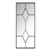 Home Decorators Collection Oversized Black Metal Frame Diamond Windowpane Classic Floor Mirror (70 in. H x 29 in. W) -Home Decorators Soldes home decorators collection floor mirrors 19mje2741 bk 64 1000