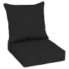 Home Decorators Collection Oak Cliff 24 x 24 Sunbrella Canvas Black Deep Seating Outdoor Lounge Chair Cushion -Home Decorators Soldes home decorators collection lounge chair cushions ah1n821b d9d1 64 1000