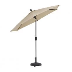 Home Decorators Collection 9 ft. Aluminum Market Auto Tilt Patio Umbrella in Sand -Home Decorators Soldes home decorators collection market umbrellas 9109 015047bk 40 1000