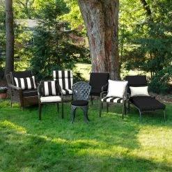 Home Decorators Collection 42 x 18 Sunbrella Canvas Black Outdoor Bench Cushion -Home Decorators Soldes home decorators collection outdoor bench cushions ah1n995b d9d1 c3 1000