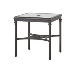 Home Decorators Collection Camden Brown Aluminum Outdoor Bistro Table