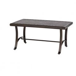 Home Decorators Collection Ridge Falls Aluminum Outdoor Patio Cast Top Coffee Table