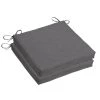 Home Decorators Collection Woodbury 18 x 18 Sunbrella Cast Slate Outdoor Dining Chair Cushion (2-Pack) -Home Decorators Soldes home decorators collection outdoor dining chair cushions ah1y467b d9d2 64 1000