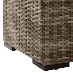 Home Decorators Collection Kingsbrook Aluminum Wicker Outdoor Woven Side Table -Home Decorators Soldes home decorators collection outdoor side tables gt 12134 aar 40 1000