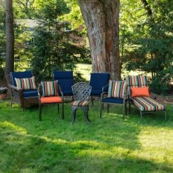 Home Decorators Collection 17 in. x 17 in. Sunbrella Carousel Confetti Square Outdoor Throw Pillow (2-Pack) -Home Decorators Soldes home decorators collection outdoor throw pillows ah1v545b d9d2 1f 1000