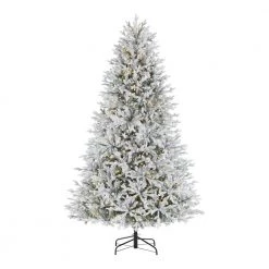 Home Decorators Collection 7.5 ft Kenwood Fraser Flocked Christmas Tree