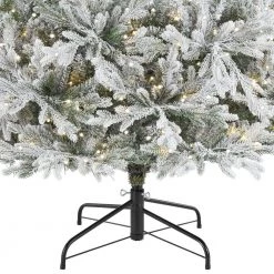Home Decorators Collection 7.5 ft Kenwood Fraser Flocked Christmas Tree -Home Decorators Soldes home decorators collection pre lit christmas trees 21hd10008 66 1000