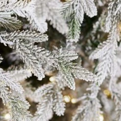 Home Decorators Collection 7.5 ft Kenwood Fraser Flocked Christmas Tree -Home Decorators Soldes home decorators collection pre lit christmas trees 21hd10008 a0 1000